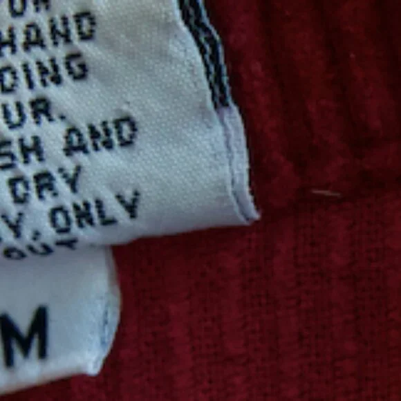 CP Shades Vintage Boxy Oversized Chunky Red Corduroy Jacket - Picture 5 of 5